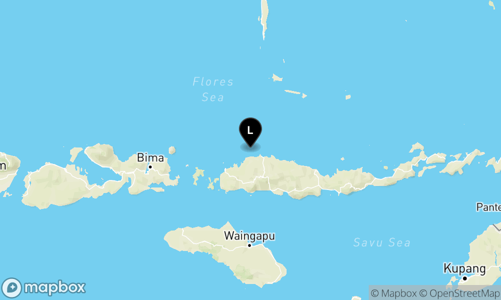 Peta Gempa 51 km BaratLaut RUTENG-MANGGARAI-NTT