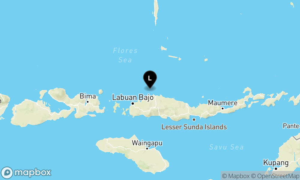 Earthquake epicenter map M3.6 — Pusat gempa berada di laut 53 km utara Ruteng, Manggarai