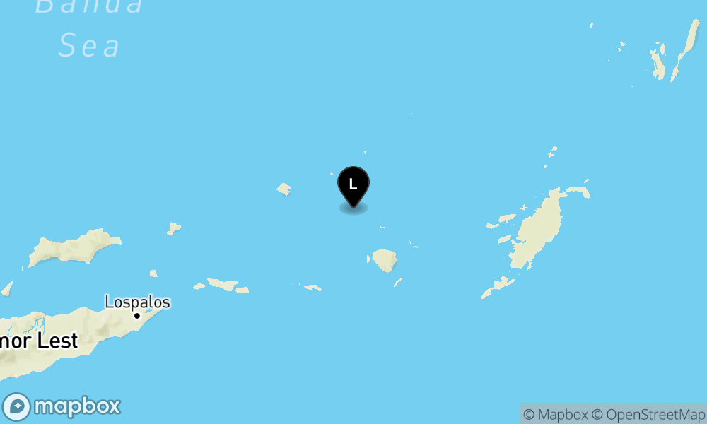 Peta Gempa 195 km TimurLaut MALUKUBRTDAYA