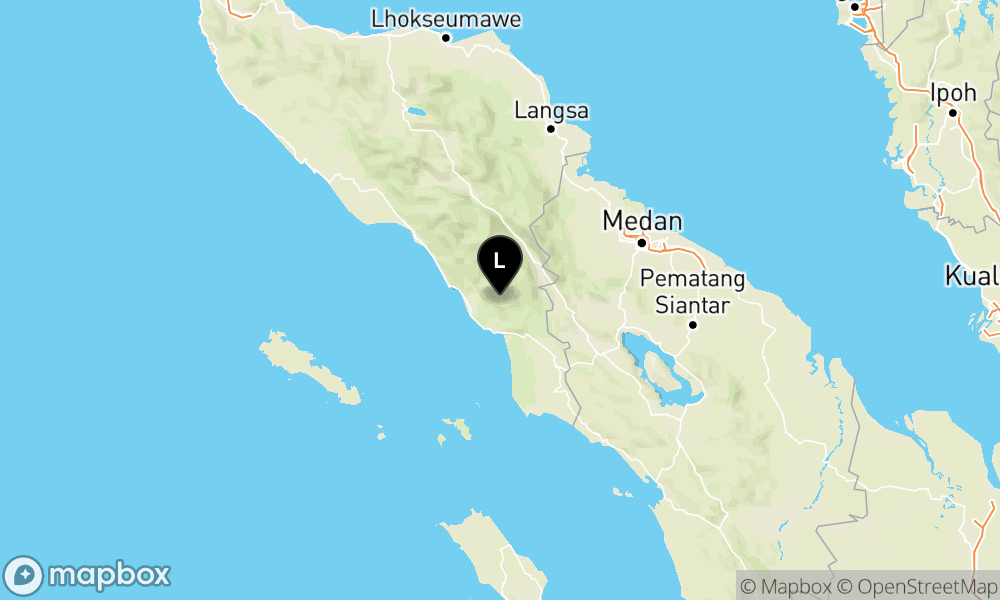 Peta Gempa Pusat gempa berada didarat 39 km Tenggara Kab. Aceh Selatan