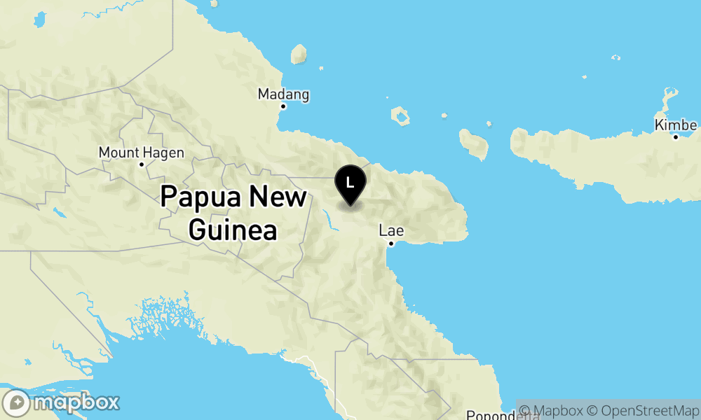 Peta Gempa Pusat gempa berada di darat 352 km Barat Laut PORTMORESBY-PNG