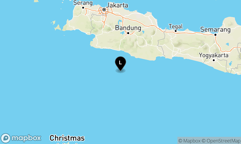 Peta Gempa 122 km BaratDaya KAB-GARUT-JABAR