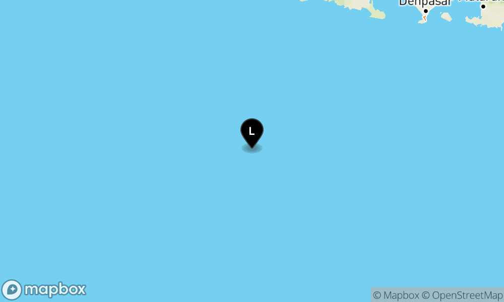 Peta Gempa Pusat gempa berada di laut 293 km BaratDaya Kab. Malang