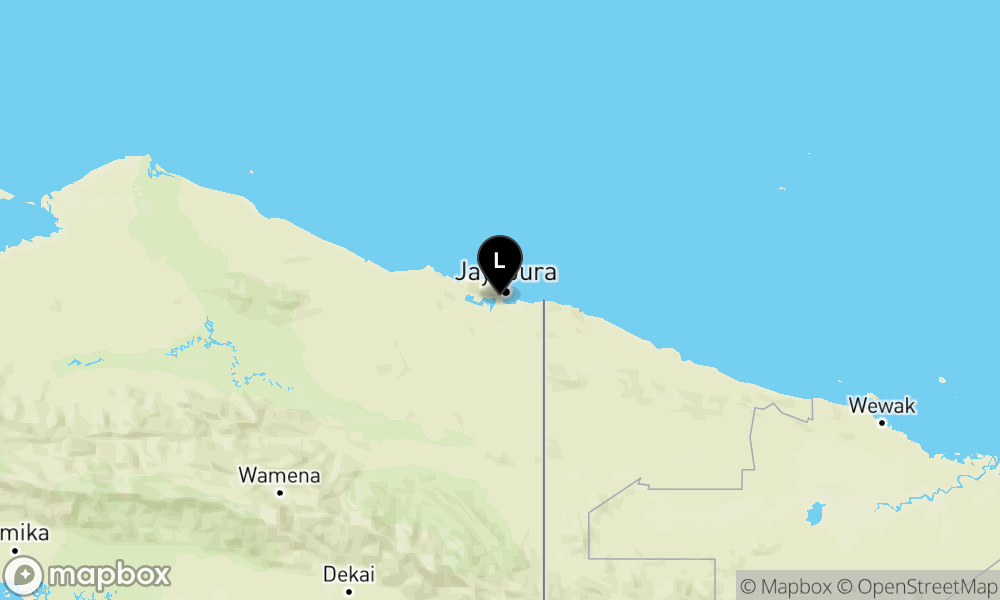 Peta Gempa 1 km BaratDaya JAYAPURA-PAPUA